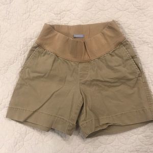 Gap Maternity Khaki Chino Shorts